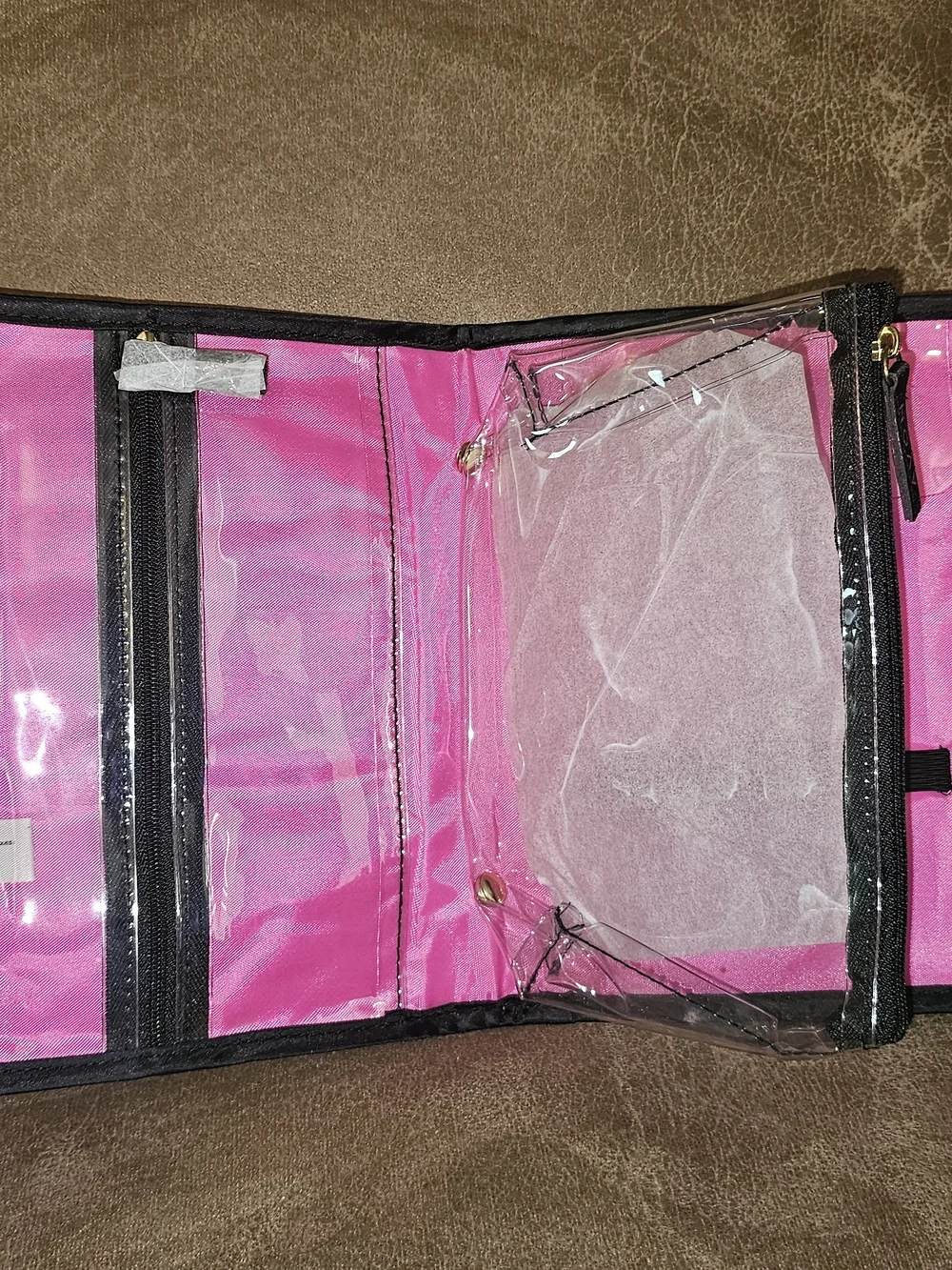 Avon Quilted Black Women's Cosmetic Pouch